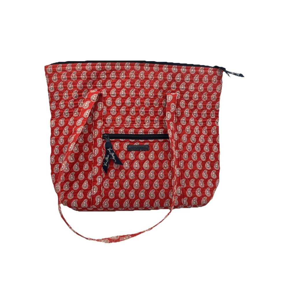 Vera Bradley Red Bandana Large‎  Shoulder Bag Nice!